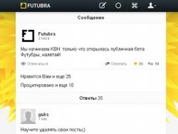 Mail.Ru,  микроблог, Futubra