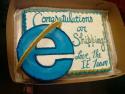 Internet Explorer торт